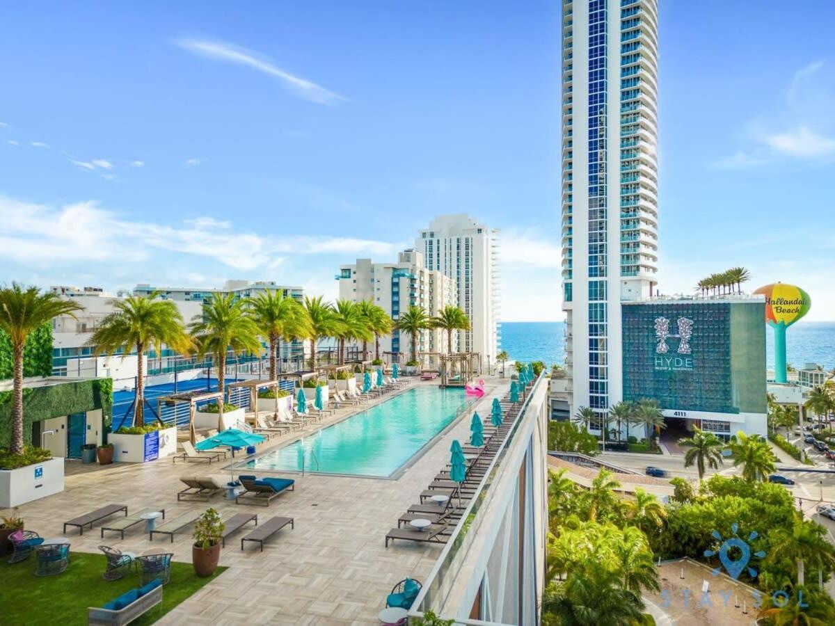 할리우드 Luxury With Stunning View, Balcony, Amazing Pools 아파트 외부 사진