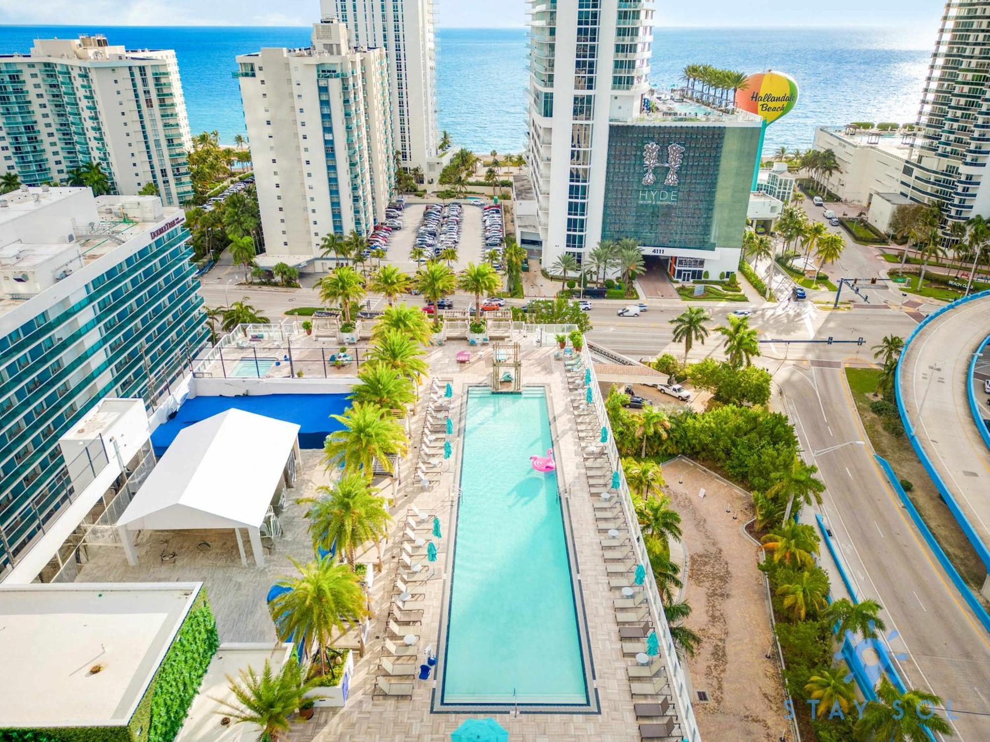 할리우드 Luxury With Stunning View, Balcony, Amazing Pools 아파트 외부 사진